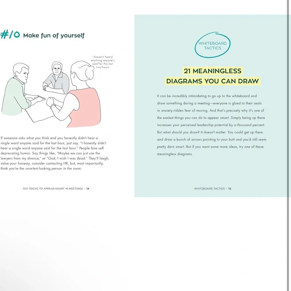 3/$15 100 Tricks to Appear Smart in Meetings: How to Get By Without Even Trying